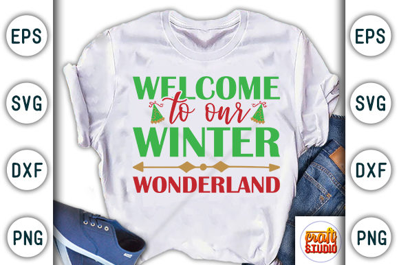 Christmas Quote Design: Winter Wonderland Graphics