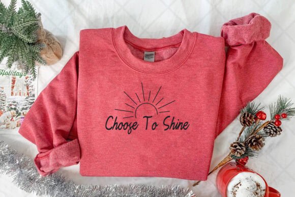 Motivational Quote Design, Choose to Shine